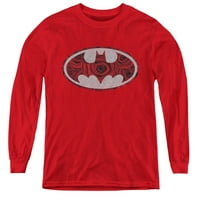 Batman - Rosey Signal - Младежки риза с дълъг ръкав - малък