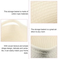 Памучно въже, изтъкана от памук за съхранение на работния плот за съхранение на работния плот за съхранение на дома с дръжки