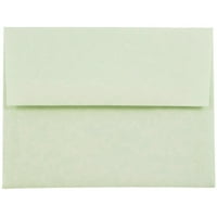Пликове, 4.4х5. 8, зелен пергамент, пакет 50