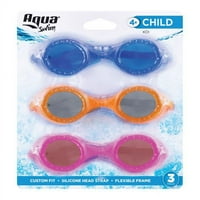 Aqua Leisure Assorted Color Plus Going Goggles, Per - случай на 12