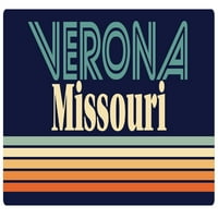 Verona Missouri Vinyl Decal Sticker Retro дизайн
