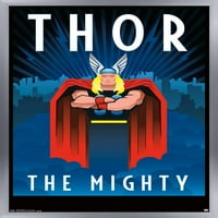 Marvel Comics - Thor - Art Deco Wall Poster, 14.725 22.375