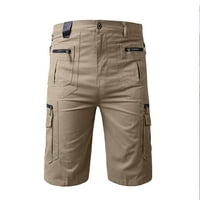Cllios товарни къси панталони за мъже големи и високи мулти джобове къси панталони Работа тактически къси панталони Устойчиви работни дрехи Карго къси панталони