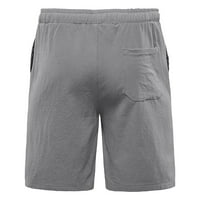 Jsaierl мъжки бельо къси панталони Лято еластична теглене на дантела твърд цвят спортни джобни къси панталони