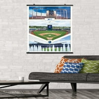 Канзас Сити Роялс-Стенен Плакат На Стадион Кауфман, 22.375 34