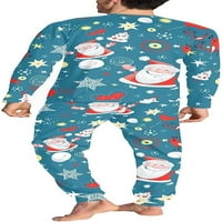 Коледно семейно съвпадение на пижами комплект за жени за сън