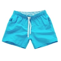 Плажните къси панталони на Trayknick Men's Drawstring със солиден цвят - идеални за ежедневни летни облекла и плувни стволове