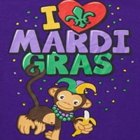 Мардис Грас малки момчета и момичета Марди Гра тениска, размери 2Т-5т
