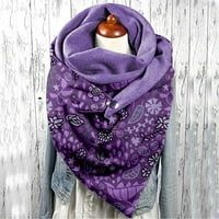 Модни жени шалове големи шал зима дебел топло меко одеяло от руно хиджаб
