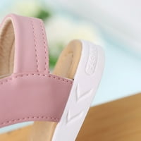 Момичета сандали цвете неплъзгащи мека плоска подметка Свадлива леко обувки за момиче с размер 26; 4-4. Y