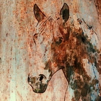 Мармонт хил селски кон 1 от Ирена Орлов живопис печат върху увито платно