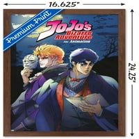 Причудливото приключение на Jojo - сезонен ключов арт стенен плакат, 14.725 22.375