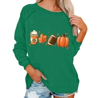 Дамски суитшърти Дамски Пуловери Дамски Пуловер ежедневни р печат дълъг ръкав о врата Мода топла есен зима суитшърт върхове за