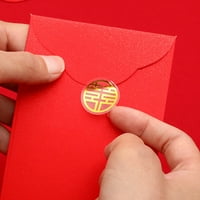 Сватбени стикери Китайски стил подаръци за подаръци кръгли етикети за уплътняване