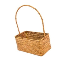 Ръчно изработена кошница Цветна саксия кошница Тъкана кошница плетена кошница за растение