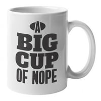 Голяма чаша Nope Ceramic Coffee & Tea Cup Cup или офис бюро декор