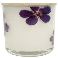 Харпър & Виолет, Премиум флорална колекция, аромат на сини лилии, 2-фитил свещ, Оз