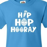 Мастически великденски хип-хоп Ура с яйца и тениска за младежки моркови