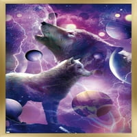 Джеймс Букър - Космически вълци вият стенен плакат, 14.725 22.375 рамки