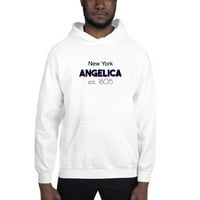 Неопределени подаръци 2xl Tri Color Angelica New York Hoodie Pullover Sweatshirt