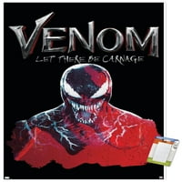 Marvel Venom: Нека има касапница - черно и червена стена плакат, 14.725 22.375