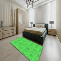 Ahgly Company вътрешен правоъгълник с шаблони с вар зелена площ килими, 7 '10'