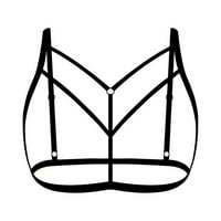 Бельо за жени плюс размер халтер еластична клетка bustier bra fashion strappy comproum control bodysuit за жени