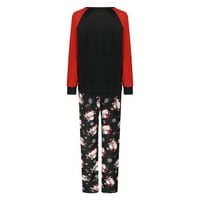 Munlar Robes for Women, Коледни шезлонги за семейство, съвпадение на семейни коледни пижами комплекти коледни pjs за семейство комплект червени карирани топ и дълги панталони