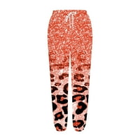Leesechin Sweatpants for Women Graphic Clearance Floral Print Sweatpants Разхлабени панталони с панталони с джобове с високи талии