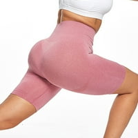 Тичинки йога къси панталони удобни модни атлетически къси панталони с висока талия йога панталон