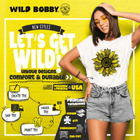 Wild Bobby, излъчващ Sun Puff Print Fashion Tri-Blend Racerback Tack Top, Tahiti Blue, X-Clarge