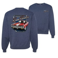 Wild Bobby, Vintage Plymouth Roadrunner Classic Logo, автомобили и камиони, графична суитчър от предни и отзад