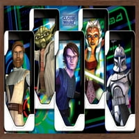 Star Wars: The Clone Wars - Стенски плакат отблизо, 22.375 34