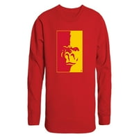 Pittsburg State University College Crewneck пуловер суичър червено