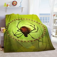 Череп паяк паяжина паяжина Уеб Хелоуин Гот модел хвърляне на одеяло спалня хол диван меко топло одеяло за Хелоуин Подаръци