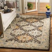 Aspen Joaquin Southwestern Area Rug, Beige Brown, 5 '5' Round