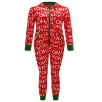 Aunavey Women's Christmas onesie Pajamas Jumbsufe Long Loweve Romper Homebear Zipper Sleepwear