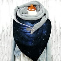Жените реколта печат Шал Мода многоцветен шал шал， Многоцветен， свободен размер