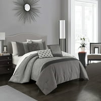 Шикочен дом IMA 6-Piece Jacquard Comforter Set, крал, бежов