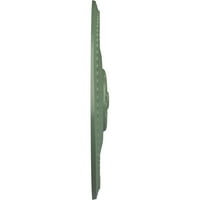Екена мелница 1 8 од 3 4 П Бейли таван медальон, ръчно рисуван Атинско зелено