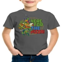 Костенурките Нинджа Момчета Безплатна Пица Графичен Тениска, Размери 4-18