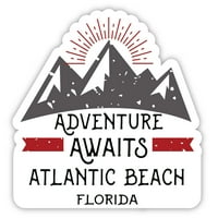 Атлантически плаж Флорида Сувенир Винилов стикер Стикер Приключение очаква дизайн