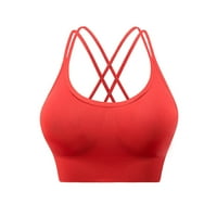 Lindreshi Sports Bras for Women Comfort Oman Bras със струна Бързо сухо шок -устойчиво бягане за фитнес бельо