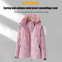 Пролетно есенно палто с качулка за мъже, кленови листа за печат на ветроустойчиво яке с джоб, плюс размер вятърни дъждовни гащеризони m-5xl плюс размер
