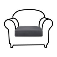Разтегателен капак възглавница, неплъзгащ диван калъф за деца и домашни любимци Водоустойчив пере мебели Калъфи за възглавница диван, двама души: 40-50*20-27. 5 * 2-Светло сиво