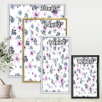 Дизайнарт' венчелистчета и розови цветя ' традиционна рамка платно стена арт принт