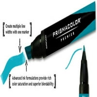 Prismacolor Premier® Art Marker, Chisel Fine, овесени ядки