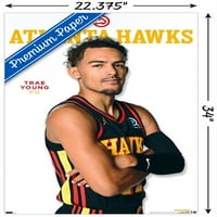 Atlanta Hawks - Trae Young Feature Series Wall Poster, 22.375 34