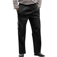 Yuwull работни панталони за мъже, небрежни товарни панталони за мъже много джоб