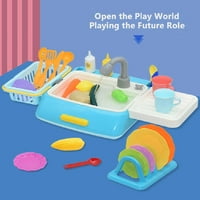 Аналогова електрическа мивка за съдомиялна машина Детски ролеви кухненски комплект играчки